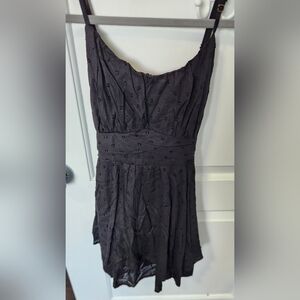 Elegant Black Sleeveless Dress Sz M Fits Small